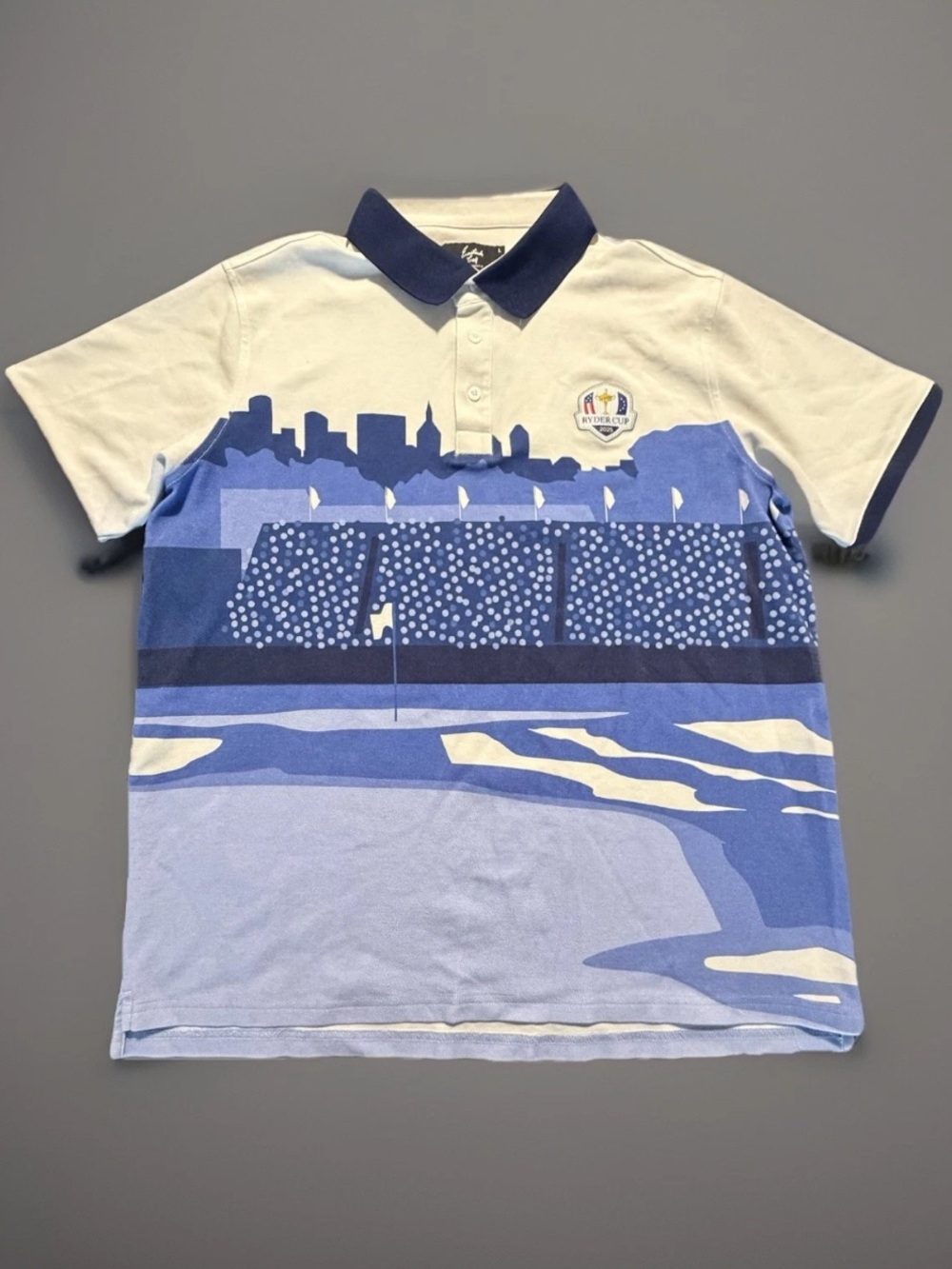 Eastside Golf Ryder Cup 2025 Polo Shirt Men’s Large Graphic New York Rare